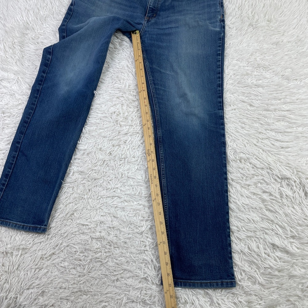 Carhartt Pants Mens 36x32 Blue Force Straight Fit Low Rise 5 Pocket Tapered Jean - Picture 12 of 14
